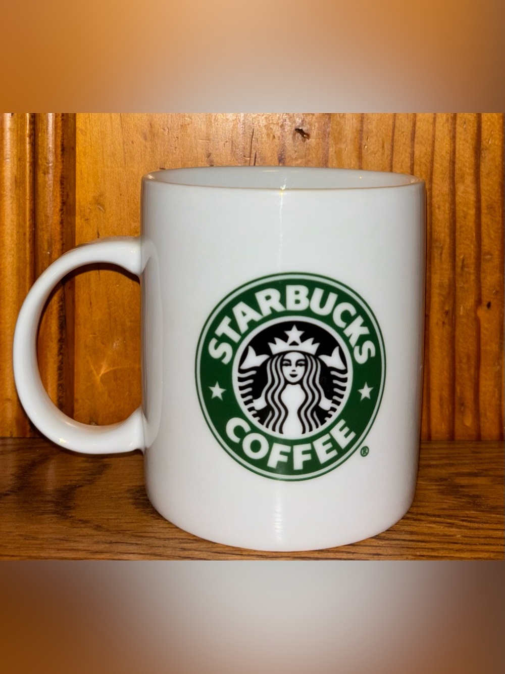 Vintage Starbucks Barista 12oz Coffee Mug White Year 2000 Like New